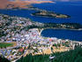Skyline gondola over Queenstown.