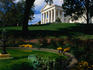 Virginia State Capitol building and gardens.