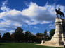 The Robert.E.Lee (field commander of the United States Army) Monument on Monument Avenue in Richmond. Lee was born in 1807 in Westmoreland County and died in 1870 in Lexington.
