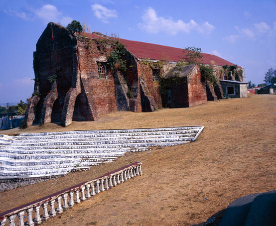 The Iguig Church, home of the Iguig Calvary, in Cagayan province, the Philippines