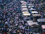 People and jeepneys, Blumentritt, Philippines