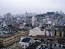 Central Macau, with the Largo do Senado at bottom left, beneath an overcast sky.