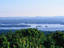 An aerial view over Lake Oachita - Arkansas