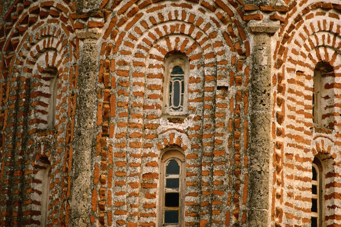 Windows of Church of Sveti Sofija (Church of Saint Sophia).