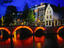 Illuminated houses, Amsterdam