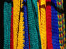 Close up of hammocks.