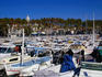 Yachts moored at the yachting harbour I'Estaque