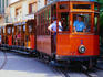 Old San Francisco style tram that runs between Soller and Port de Soller - Mallorca Island, Balearic Islands
