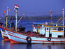 Fishing boats in Chopera, Goa.