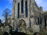The early English Gothic style Saint Canice's Cathedral, Kilkenny City, County Kilkenny, suffered a series of disasters throughout its history, including a collapsed roof and damage by Cromwell's army