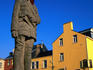 Padraic O'Conaire (1883-1928) statue, dedictated to the infamous Galway-born writer, Eyre Square, Galway City