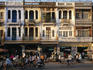 Bicycle riders on the streets of Saigon