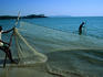 Net fishermen on Palolem beach.