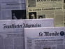 Daily newspapers in Neustift Gasse, Vienna
