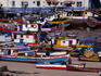 Boats moored at Casco Viejo, the old Colonial quarter.