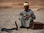 A snake charmer, Atlas Mountains