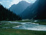 Karakol Valley ( Kara-Kul Valley ) a popular trekking destination in the Tersky Alatau, behind Karakol in eastern Kyrgyzstan