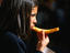 Girl eating a churros, Granada