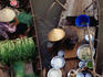 The floating markets along the Mekong Delta.