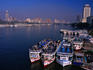 The Qanater ferry terminal on the Nile. The whole area north of central Cairo is a popular day trip for locals and tourists alike. Qanater is also recognised as the start of the Nile Delta region.