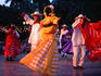 Folk dancers in native costumes from the state of Oaxaca perform at the convention centre