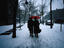 Winter street, New York City