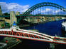 The Tyne and Swing Bridges - Newcastle upon Tyne, England