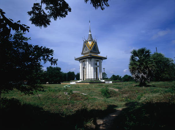 Stupa built in 1988 at The Killing Fields.