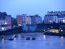 Evening lights on Tenby Harbour, Wales