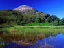 Sgurr Dubh (787m) reflected in the waters of Loch Clair.