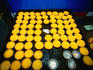 Macau's little treasures - rows of Portuguese custard tarts - famous in Hong Kong and on the mainland.