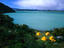 Camping on the shores of Lago Pehoe in the Torres del Paine National Park.