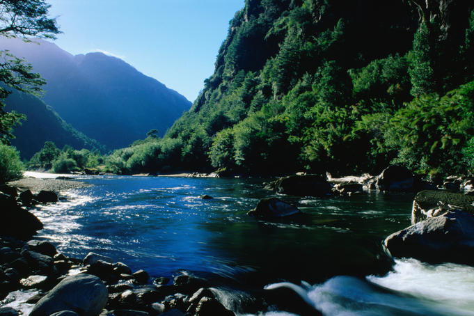 The Simpson River below Coihaique.