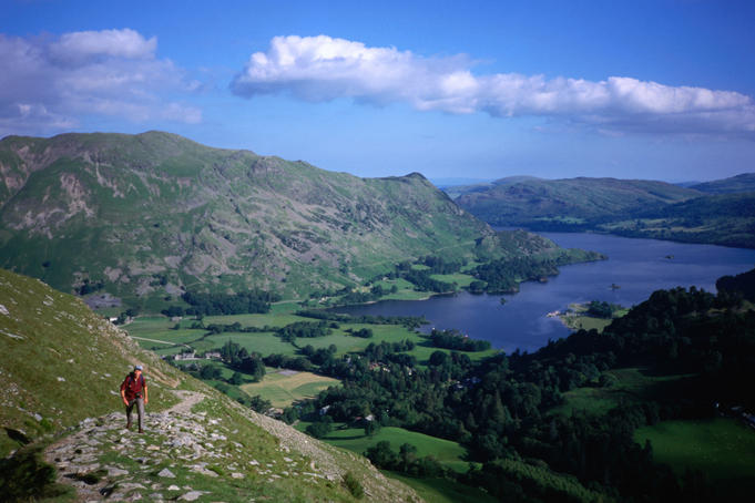 Near Pattrerson, overlooking Lake Ullswater.