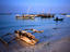 Dugouts and dhows, Kizimkazi beach, Zanzibar