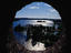 Pihlajavesi Lake through a window in the Medieval Olavinlinna Castle.