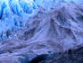 Day hikers near the terminus of the Exit Glacier.