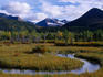 Chugach Mountains north of Thompson Pass along the Richardson Highway in Valdez.