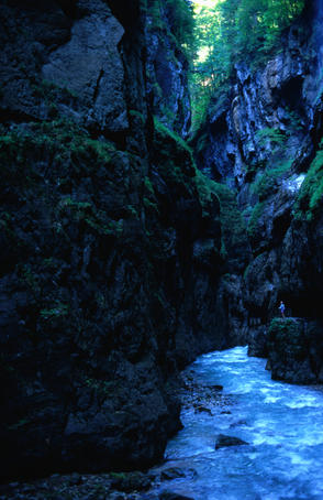 Partnachgklamm Gorge is a "must " for visitors to Garmisch-Partenkirchen, Bavaria
