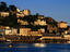 Kingswear town at dusk.