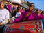 Wedding musicians on parade, Selong