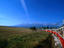 High Tatras Mountains with Tatras train heading to Stary Smokovec, Vysoke Tatry.
