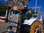 decorated rickshaw, Durban's beach