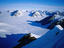 Typical landscape of nunataks and valley glaciers.