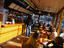 Shoppers relax in a cafe at the Granville Island Public Market.