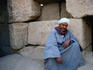 Man squatting, Karnak: Great Temple of Amun - Luxor, Nile Valley