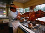 Roasting pig at the Nuevo Rancho near Cayey