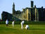Cricket and Warkworth Castle - Warkworth, Northumberland, England