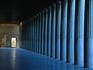 Oblique view inside the authentically restored Stoa of Attalos, which houses the Agora Museum on the site of the Ancient Agora, Athens.The original Stoa was built in 159-138 B.C., the reconstruction was completed between 1953-56.