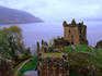 Castle Urquhart overlooking Loch Ness.